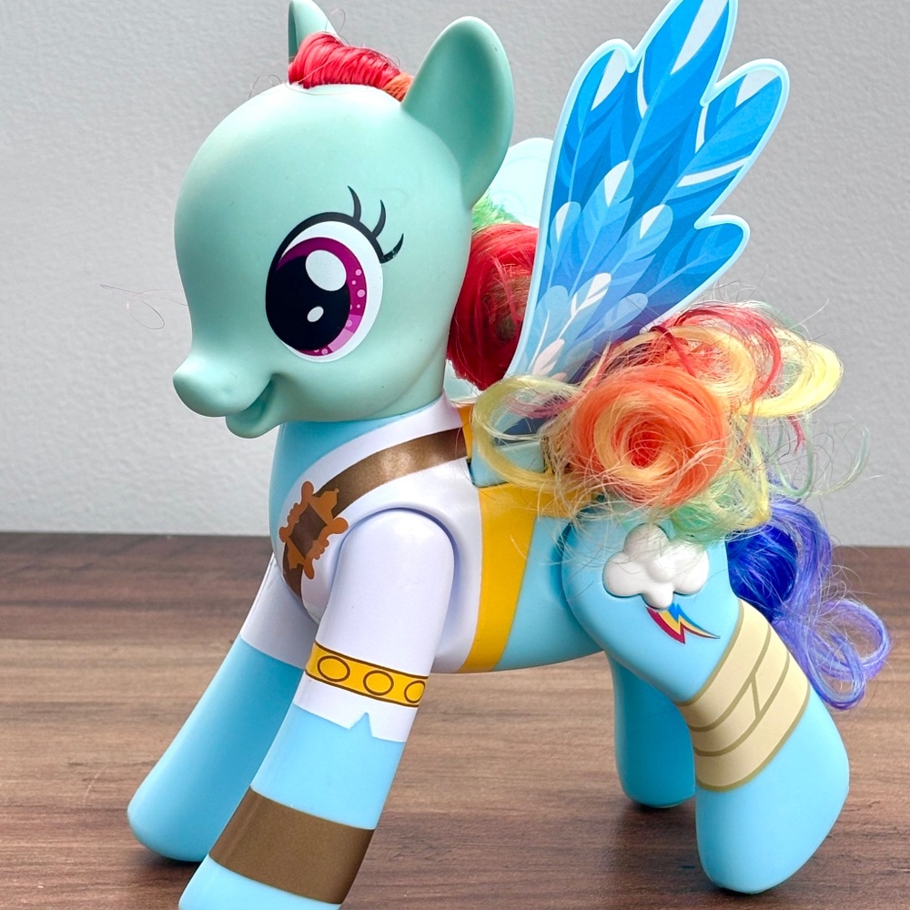 My Little Pony Movie Pirate RAINBOW DASH Flip & Whirl Singing Pony Hasbro 2013